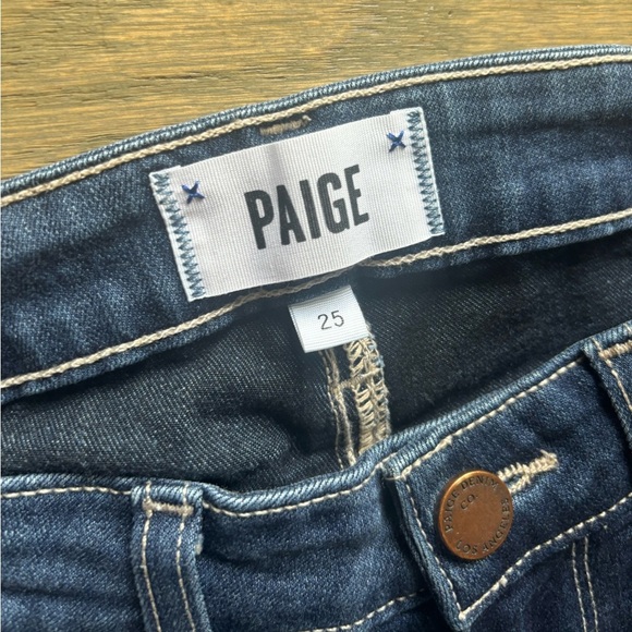 PAIGE Verdugo Ankle Cropped Jeans women’s size 25 - Picture 4 of 6